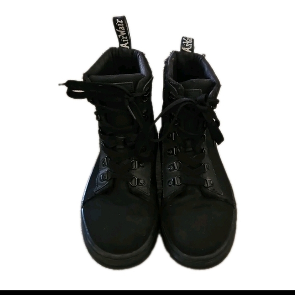 Dr. Martens Womens Combs Black Stylish Lace-Up Lightweight Utility Boots 8 - Picture 3 of 13